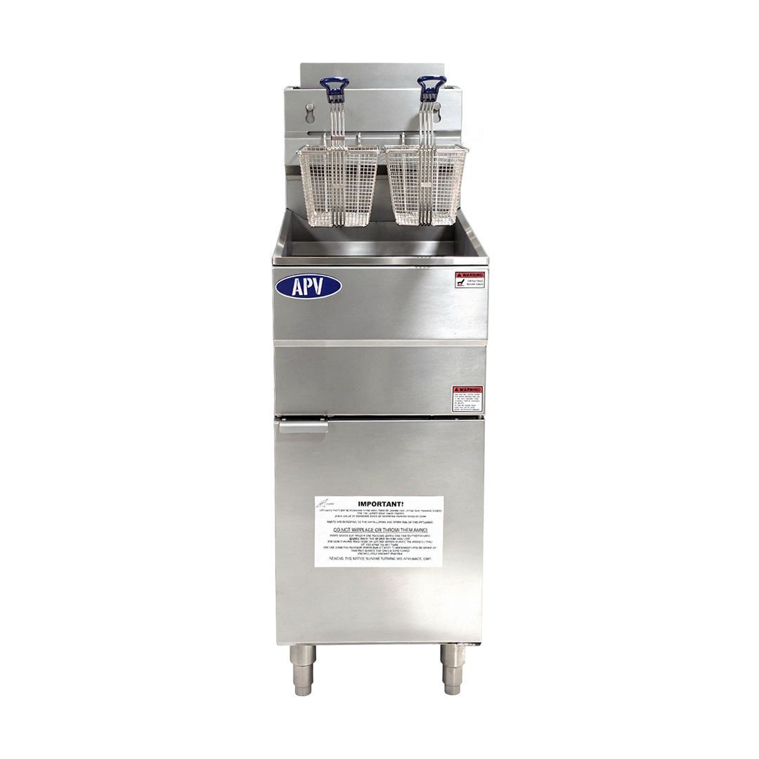 Freidor A Gas Industrial Eficiente 90.000 Btu – Capacidad 18–23 Litros | APV - Imagen 2